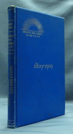 Item #50029 Proceedings of the Centennial Celebration of Rising Sun Lodge, No. 103, F. and A. M.,...