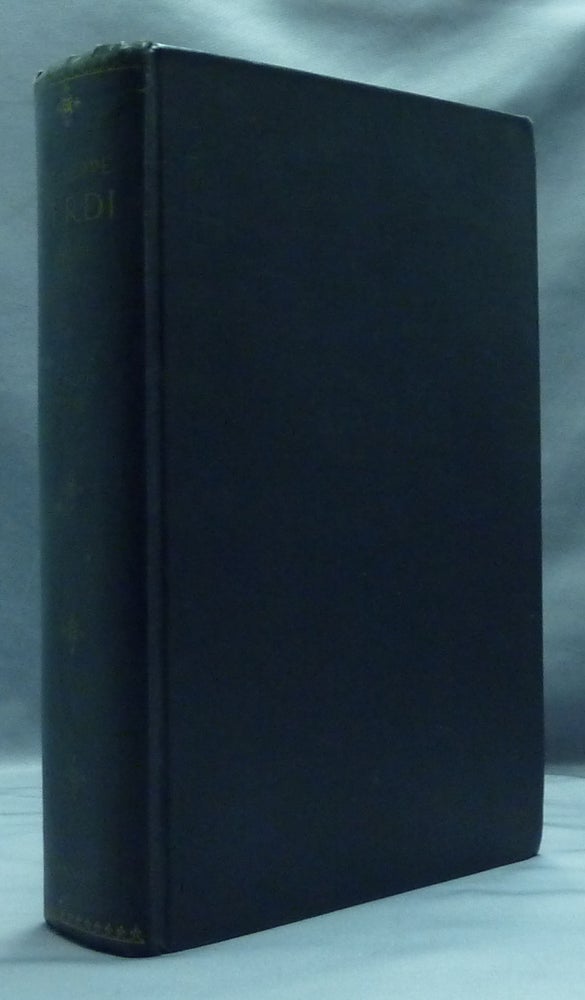 Item #50044 Giusseppe Verdi: His Life and Works. Francis TOYE.