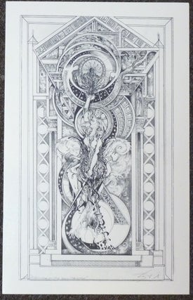 Item #50944 A signed, limited-edition print of an original tarot design "Pilgrimage of the Soul /...
