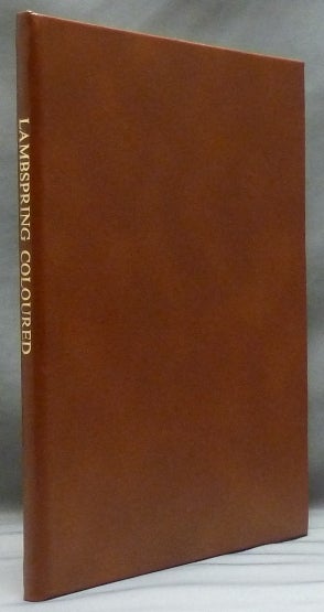 Item #53281 The Book of Lambspring coloured; ( Hermetic Studies series ). Paul Kaym ANONYMOUS, Nicolas Häublin, Adam McLean.