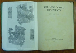 The New Gospel Fragments.