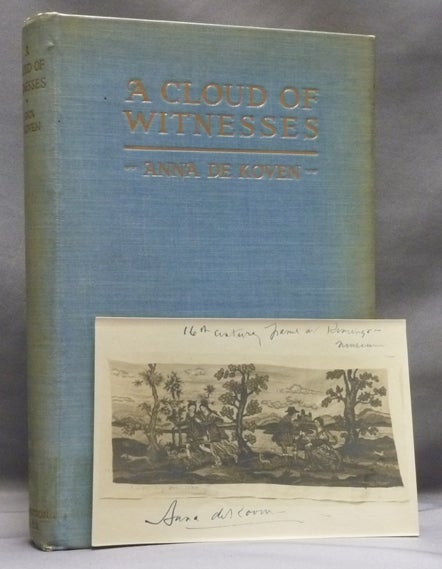 Item #54083 A Cloud of Witnesses. Anna DE KOVEN, James H. Hyslop, Mrs. Reginald De Koven.