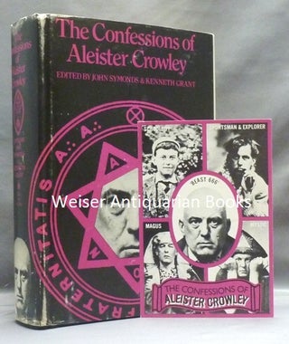 Item #54730 The Confessions of Aleister Crowley An Autohagiography ( with original promotional...