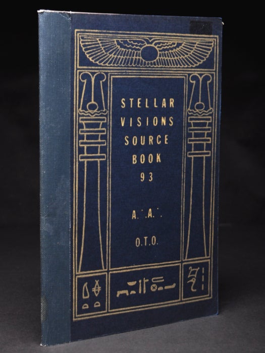 Item #56027 Stellar Visions Source Book 93. Aleister CROWLEY, Frater 137, Ebony Anpu.
