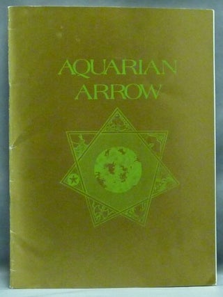Item #56828 Aquarian Arrow, No. 31. Zachary COX, contributors, Steve Wilson related Aleister Crowley