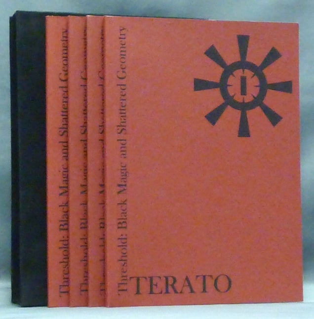 Item #56948 Threshold: Black Magic and Shattered Geometry. Volume 1: Terato, Volume 2: Haruspex, Volume 3: Engram, Volume 4: Malefica ( 4 volumes in slipcase ). Ryan ANSCHAUUNG.