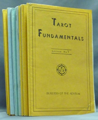 Item #57429 Tarot Fundamentals, Lessons 1 - 47 ( Set of 47 Booklets ). Paul Foster CASE