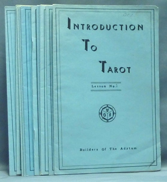Item #57430 Introduction to the Tarot, Lessons 1 - 11 ( 11 Booklet set ). Paul Foster CASE.