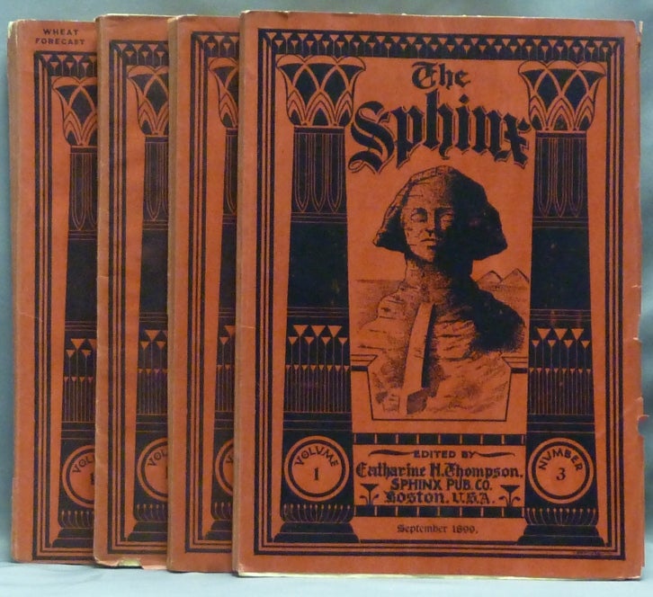 Item #57720 The Sphinx. Volume I, Numbers 3, 4, 5 & 6 (Four Issues). Astrology, Catharine H. THOMPSON.