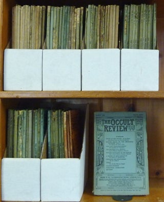 Item #57729 The Occult Review, 77 issues, from 1909 - 1931. Occult Review, Ralph SHIRLEY, Arthur...