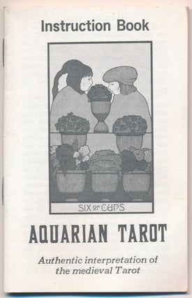 Item #57848 Instruction book for "Aquarian Tarot" ( Booklet only ). David PALLADINI