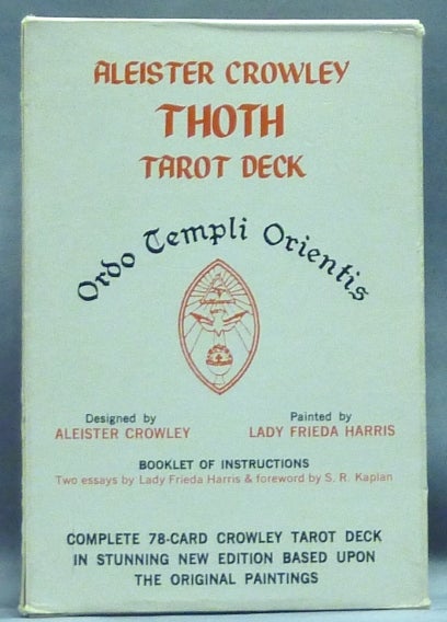 Item #57863 Aleister Crowley Thoth Tarot Deck. Aleister CROWLEY, Freida Harris, James Wasserman, Frieda Harris, Stuart R. Kaplan.
