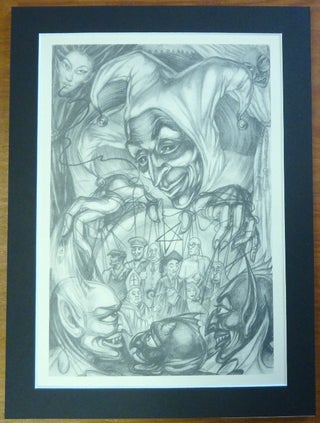 Item #57960 An original mounted illustration - "The Jester" - from a first edition of "The Art of...