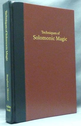 Item #58024 Techniques of Solomonic Magic. Dr. Stephen SKINNER, Signed