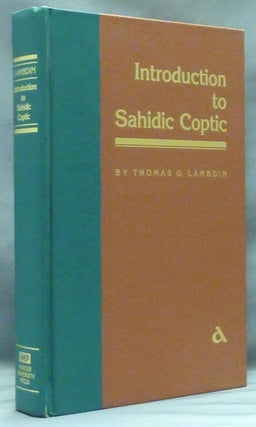 Item #58109 Introduction to Sahidic Coptic. Thomas O. LAMBDIN