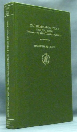 Item #58195 Nag Hammadi Codex I. ( The Jung Codex ): Introductions, Texts, Translations,...