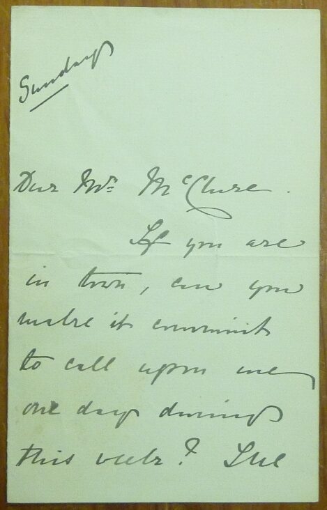 An Autograph Letter, Signed | Marie CORELLI