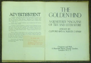 The Golden Hind. A Quarterly Magazine of Art and Literature, Volume One, Number 1.