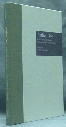 Item #59151 Arthur Dee: Fasciculus chemicus, translated by Elias Ashmole; (English Renaissance...