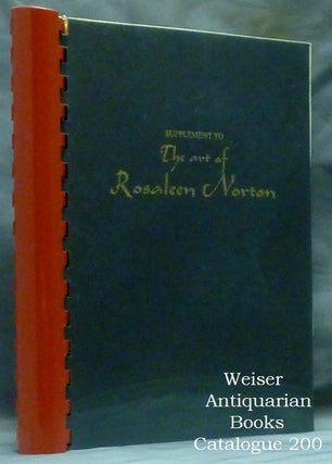 Item #59201 Supplement to the Art of Rosaleen Norton. Rosaleen NORTON, Walter Glover
