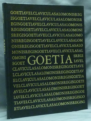 Item #59425 The Book of the Goetia of Solomon the King; Translated into English Tongue by a Dead...