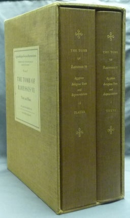Item #59427 The Tomb of Ramesses VI Texts and Plates ( 2 Volumes in slipcase ); Egyptian...