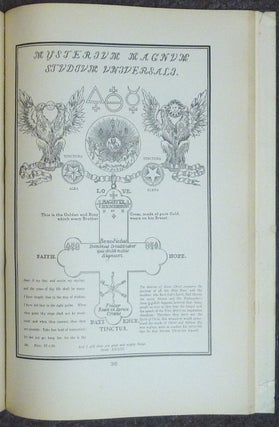 Secret Symbols of the Rosicrucians; An Exact Reproduction of the Original But With the German Text and Terms Literally Translated