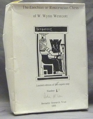 Item #59520 The Enochian or Rosicrucian Chess of W. Wynn Westcott [ Book and boxed Chess set ] ...