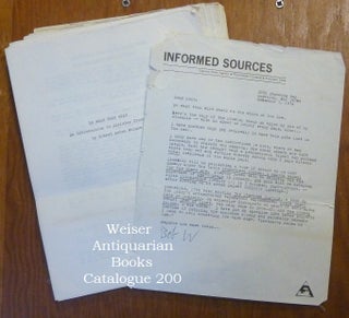Item #59624 An Original Typescript: "Do What Thou Wilt. An Introduction to Aleister Crowley"...