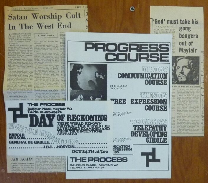 4 Ephemeral Items Relating to The Process Church of the Final Judgement ...