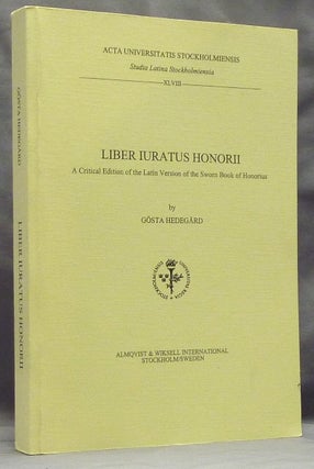 Item #59923 Liber Iuratus Honorii. A Critical Edition of the Latin Version of the Sworn Book of...