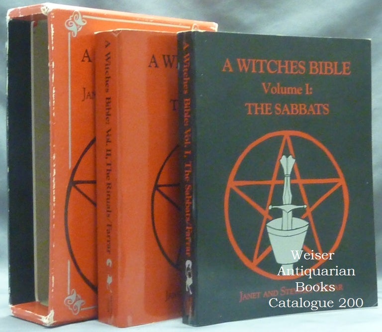 Item #60132 A Witches Bible. A Witches Bible Volume I: The Sabbats, and Rites for Birth, Marriage and Death [&] A Witches Bible Volume II: The Rituals. Principles, Rituals and Beliefs of Modern Witchcraft (2 Volumes in slipcase). Stewart and Janet FARRAR.