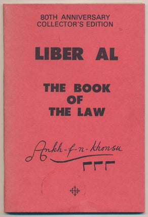 Item #60250 AL (Liber Legis) The Book of the Law sub figura xxxi as delivered by 93 - AIWASS -...