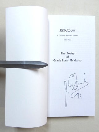 Red Flame A Thelemic Research Journal, Issue No. 1. The Poetry of Grady Louis McMurtry.