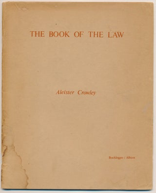Item #60495 The Book of the Law (technically called Liber AL vel Legis Sub Figura CCXX as...