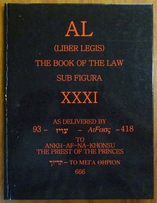 Item #60547 AL (Liber Legis) The Book of the Law Sub Figura XXXI as Delivered by 93 - [ Aiwass...