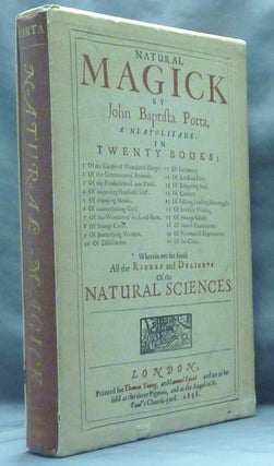 Item #60761 Natural Magick. in Twenty Books: Wherein are set forth All the Riches and Delights of...