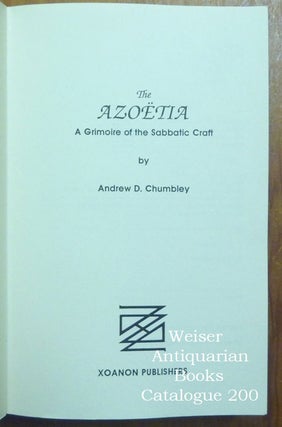 The Azoëtia; A Grimoire of the Sabbatic Craft