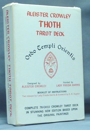Item #61150 Aleister Crowley Thoth Tarot Deck (Cards). Aleister CROWLEY, Freida Harris, James...