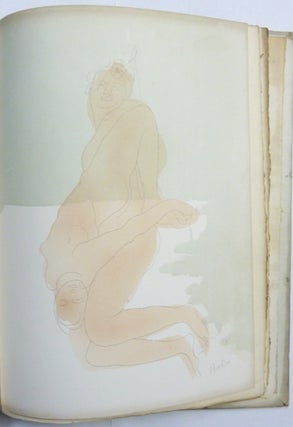 [ Rodin in Rime ] Seven Lithographs by Clot from the Water-Colours of Auguste Rodin, with a Chaplet of Verse by Aleister Crowley.