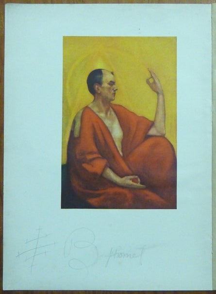 Item #61172 'The Master Therion' An Original Colour Reproduction of a painting of Aleister Crowley by Leon Engers Kennedy: an illustration from the The Equinox Vol. III, No 1, 1919 [ aka 'The Blue Equinox' ]. Aleister CROWLEY.