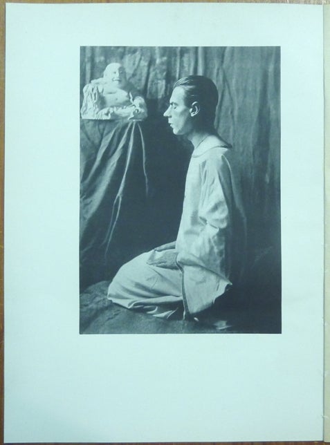Item #61173 'Frater VNVS in Omnibus' An Original black and white photograph of Frater Achad, meditating in his asana. From the The Equinox Vol. III, No 1, 1919 [ aka 'The Blue Equinox' ]. Frater: Charles Stansfeld Jones ACHAD, Aleister Crowley: related material.