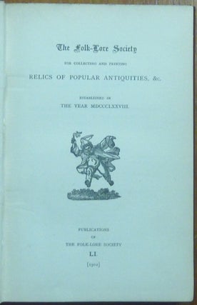 Folk-Lore of the Musquakie Indians of North America and Catalogue of Musquakie Beadwork and Other Objects in the Collection of the Folk-Lore Society; Folk-Lore Society Publications