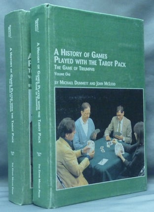 Item #61427 A History of Games Played with the Tarot Pack. The Game of Triumphs. Volume One and...