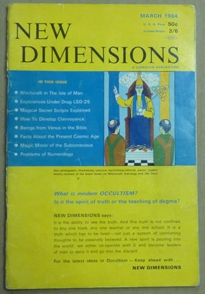 Item #61556 New Dimensions - February / March 1964, Vol. I, No. 6. Basil WILBY, And contributor....