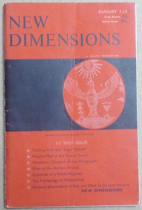 Item #61558 New Dimensions - August / September 1964, Vol. 2, No. 9. Basil WILBY, And...