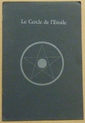 Item #61757 Le Cercle de l'Etoile. Aleister CROWLEY