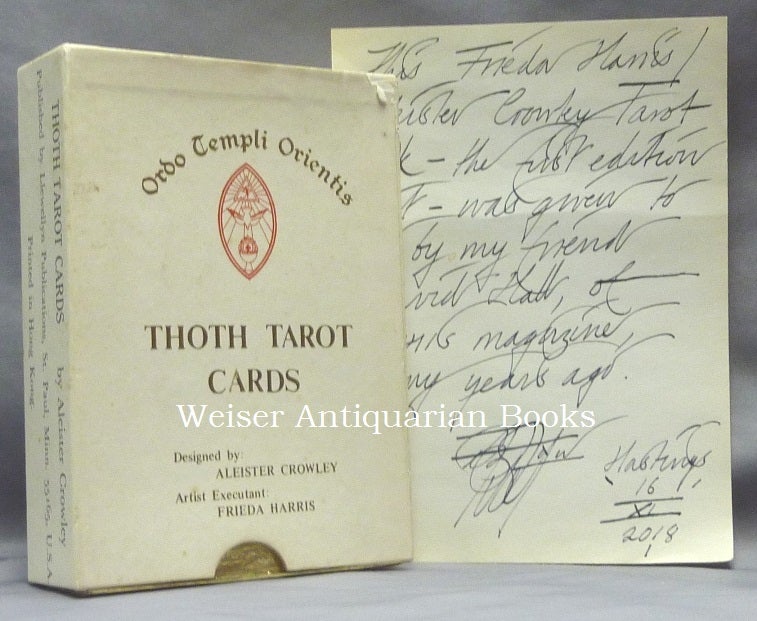Item #61786 Thoth Tarot Cards. ( First Color Printing ) [ Aleister Crowley Tarot Deck ]. Aleister CROWLEY, Frieda Harris/.