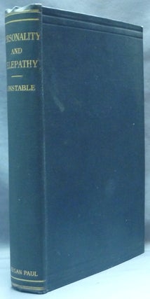 Item #62123 Personality and Telepathy. Frank C. CONSTABLE, Frank Challice Constable