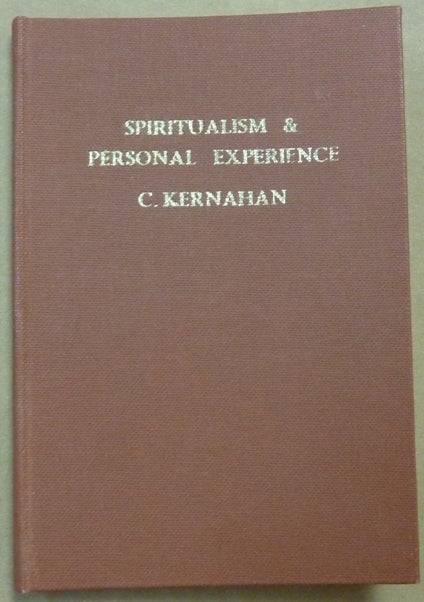 Item #62131 Spiritualism: A Personal Experience and A Warning. Coulson KERNAHAN.